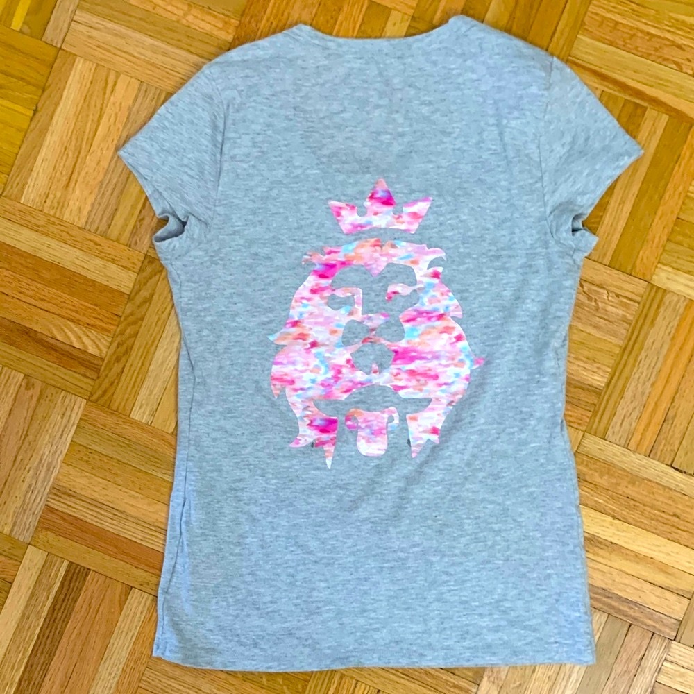 Upcycled Vinyl Lion & Lamb (Faith) Tee - Women’s Medium - Scoop Neck - NWOT